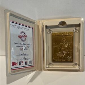 Highland Mint George Brett 1975 ROOKIE Topps #228 BRONZE Mint-Card /5000